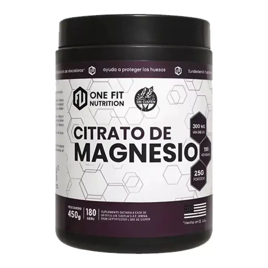 One Fit Citrato de Magnesio 450Gr
