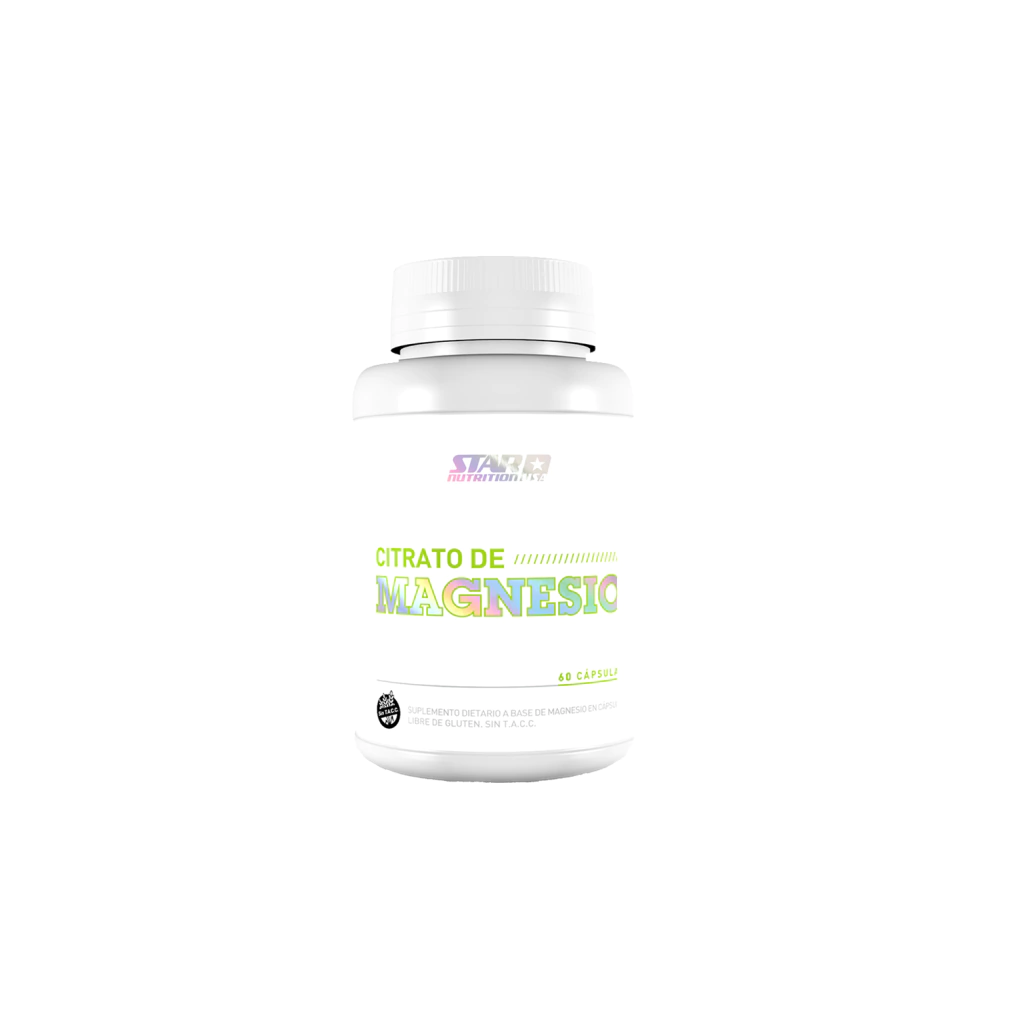 CITRATO DE MAGNESIO 60 CAPS STAR NUTRITION - 1000 MG