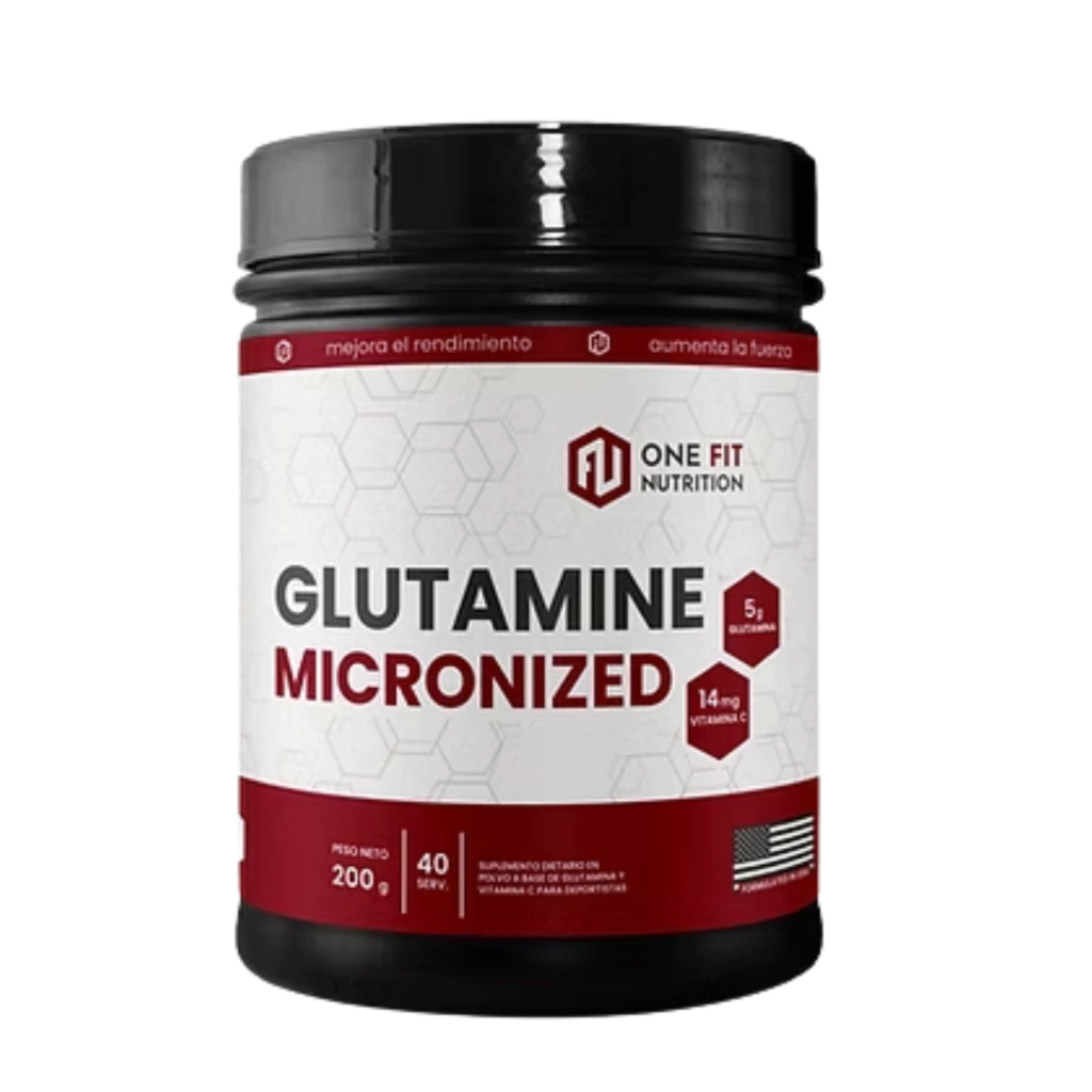 GLUTAMINA MICRONIZADA 200 GRS 40 SERVICIOS - ONE FIT