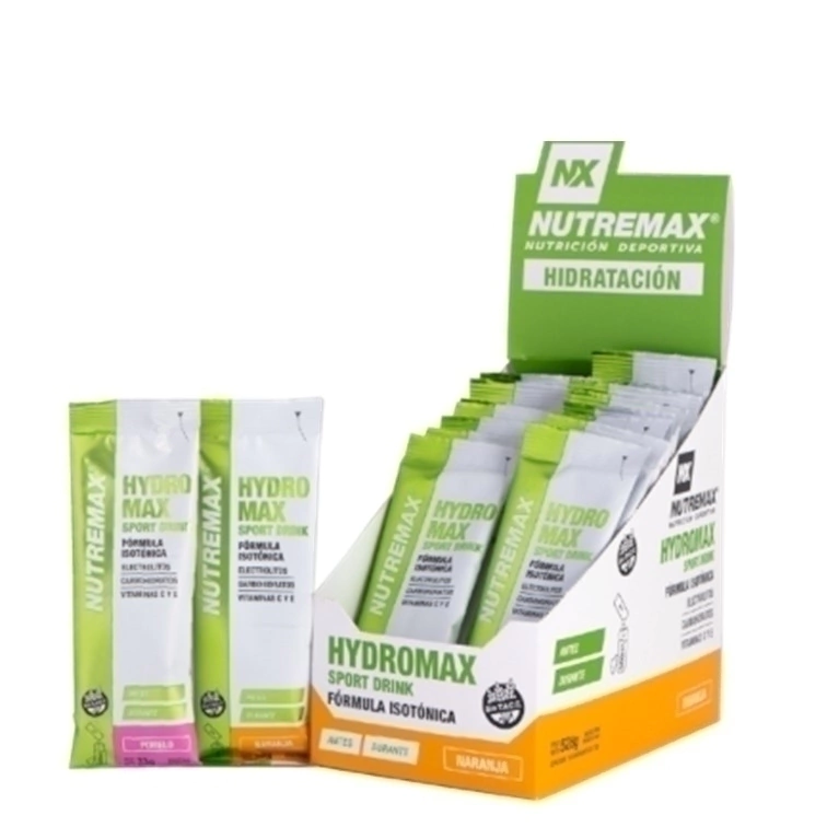 HYDROMAX SPORT DRINK NUTREMAX - 20 UNIDADES