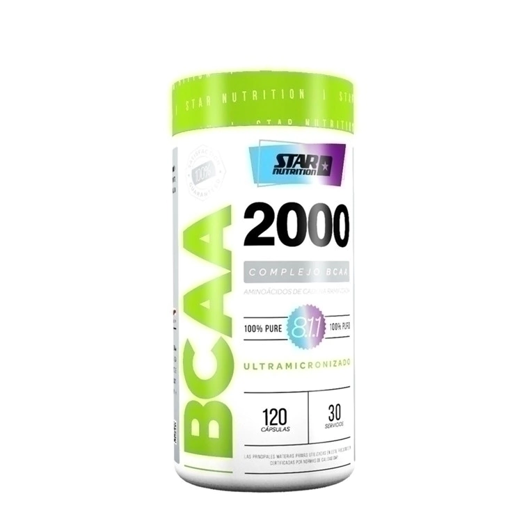 BCAA 2000 X 120 CAPS - STAR NUTRITION