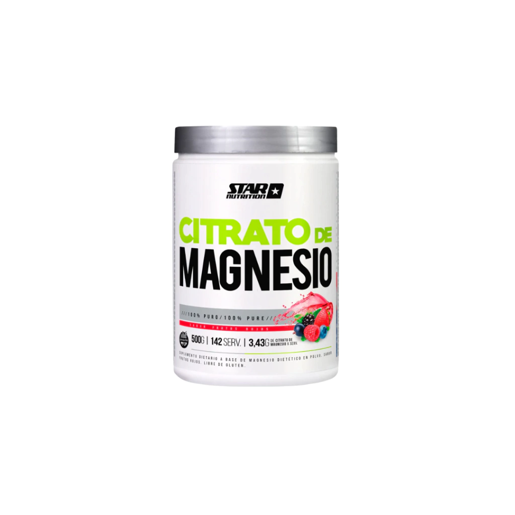 CITRATO DE MAGNESIO 500g FRUTOS ROJOS- STAR NUTRITION