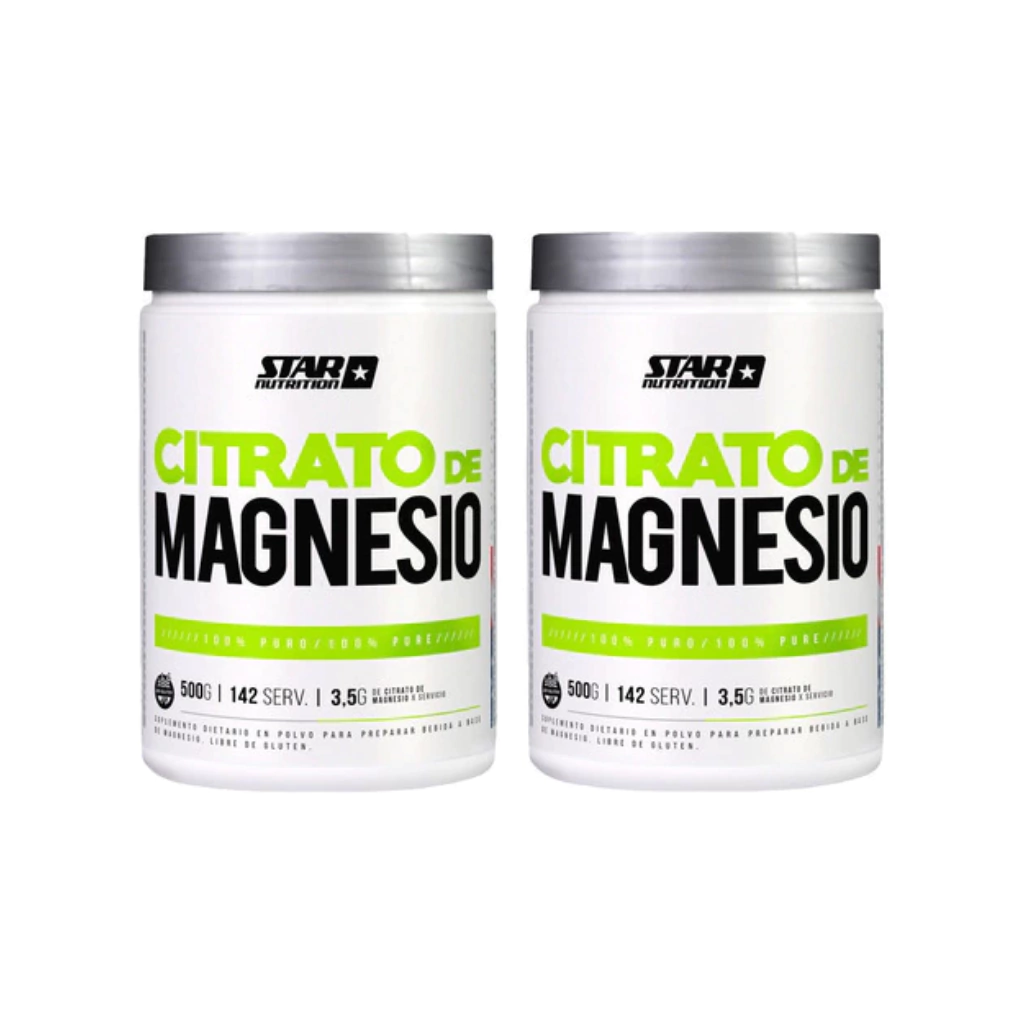 Citrato De Magnesio - Star Nutrition x2 Unidades