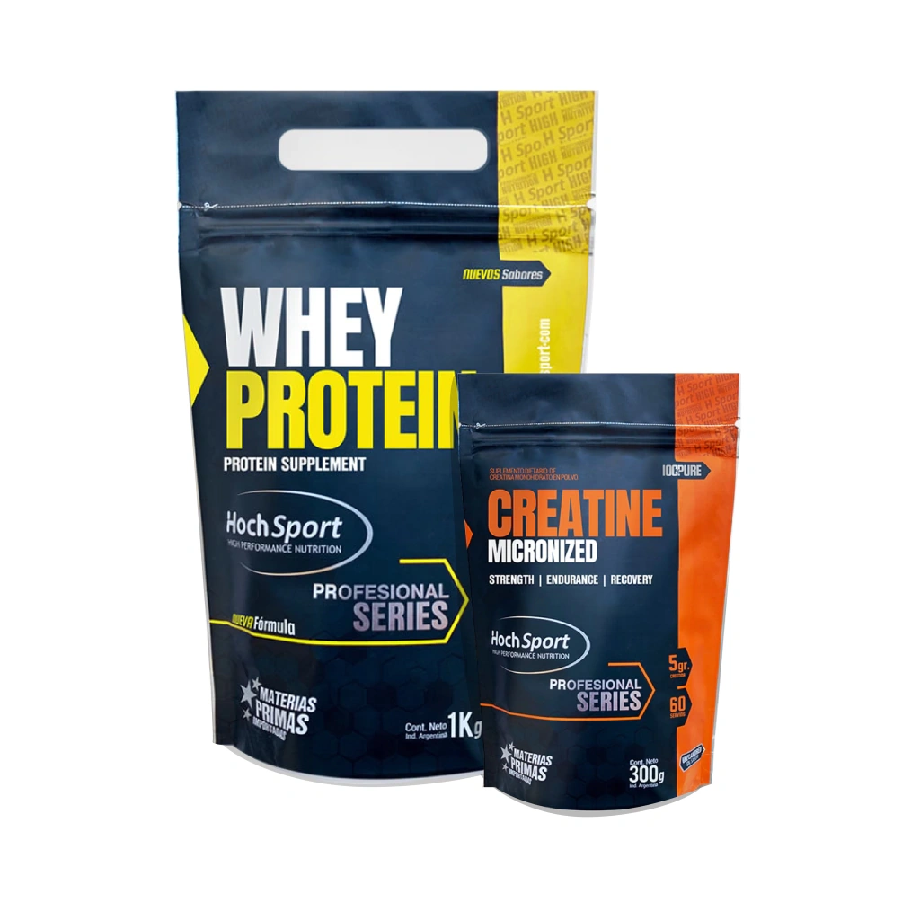 Combo HOCH SPORT Proteína 1kg + Creatina 300gr