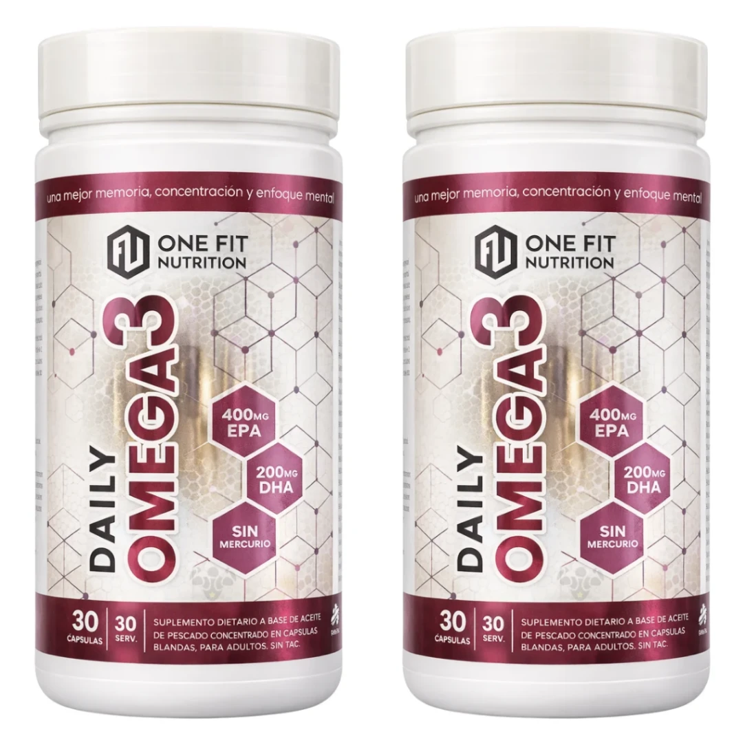 2 unidades de One Fit Omega 3 30 Caps 4