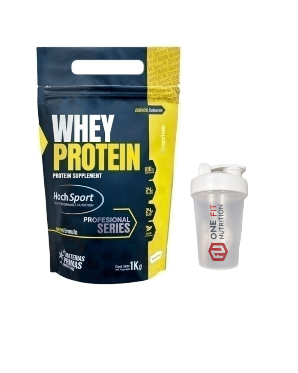 WHEY PROTEIN HOCH SPORT - 1 KG + Shaker One Fit
