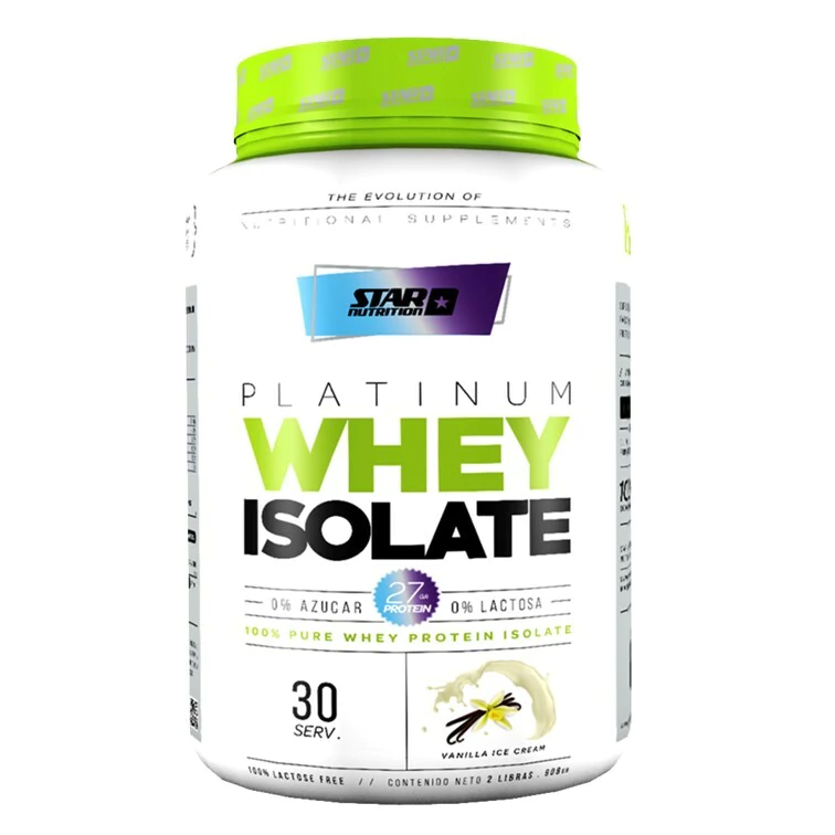 PLATINUM WHEY ISOLATE 2 LBS - STAR NUTRITION